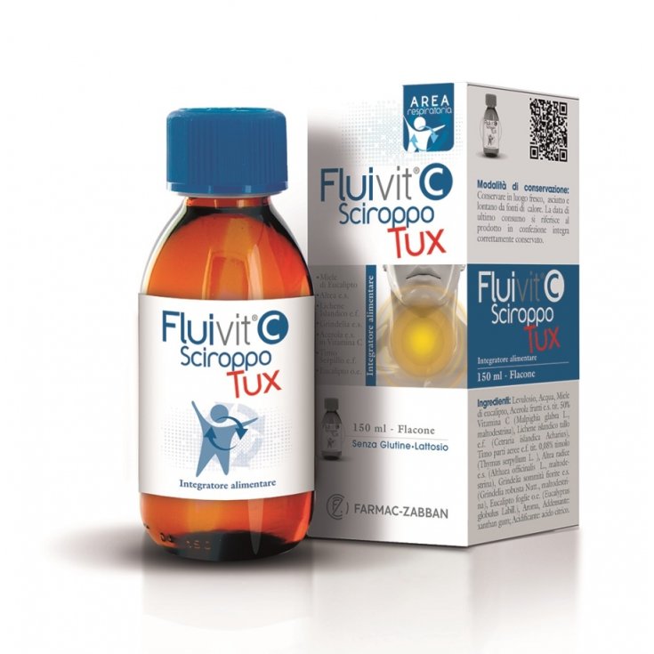 Farmac-Zabban Fluivit C Sirop Tux Complément Alimentaire 150ml