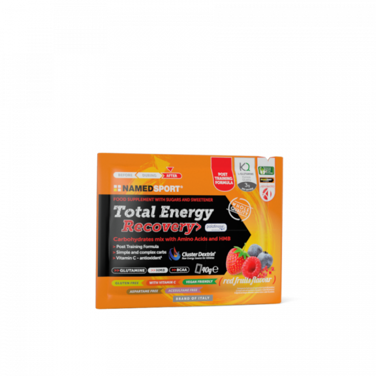 Named Sport Total Energy Recovery Arôme Fruits Rouges Complément Alimentaire Énergie Arôme Fruits Rouges 40g