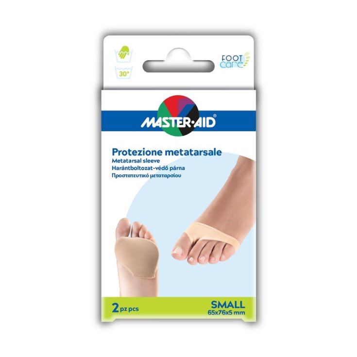 Master-Aid® Foot Care Protection Métatarsienne En Gel Et Tissu Taille Petite 2 Pièces