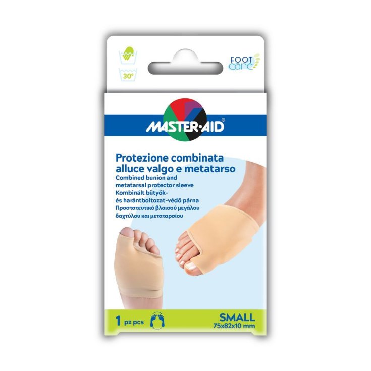 Master-Aid® Soin des Pieds Protection Combiné Hallux Valgus Et Métatarse Taille Petite 1 Pièce