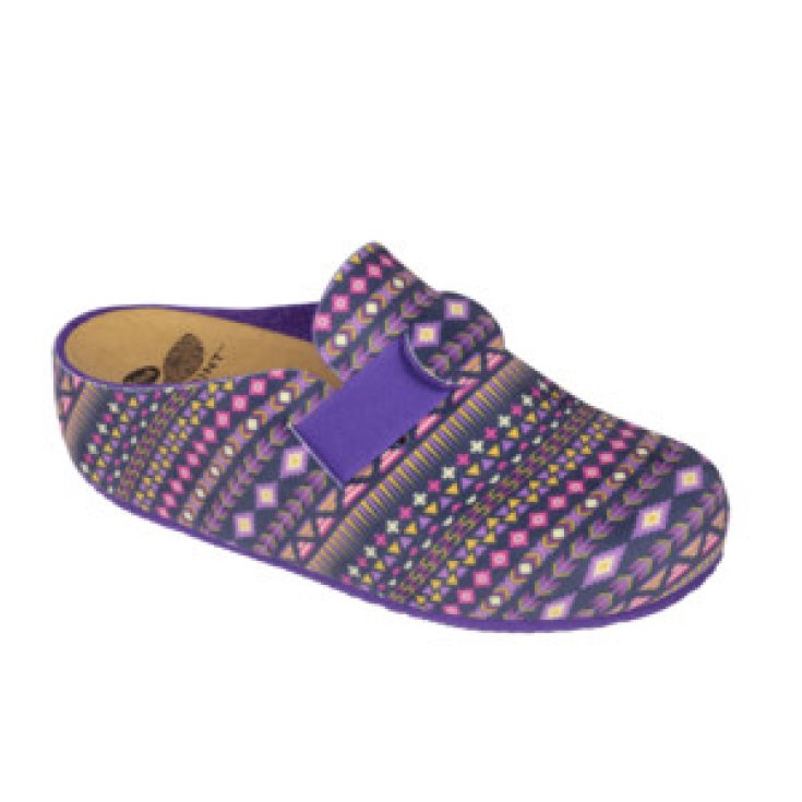 Dr. Scholl® Lareth Chaussures Femme Microfibre Imprimé Ethnique Violet / Multicolore Taille 36