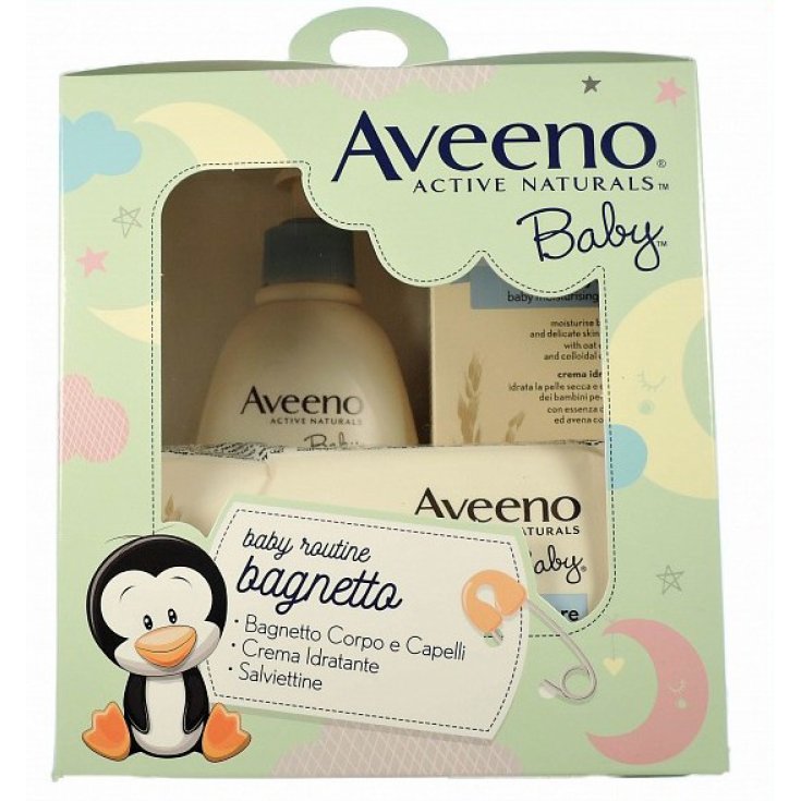 Boîte de bain et d'hydratation pour bébé Aveeno