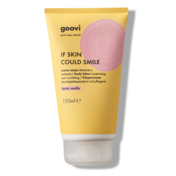 Goovi If Skin Could Smile Crème Corps Hydratante Et Nourrissante Karité Vanille 150 ml