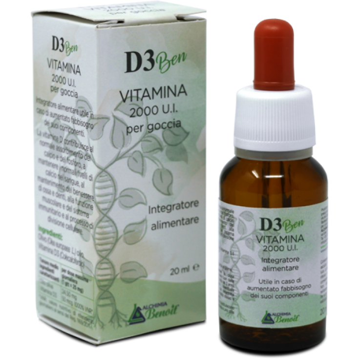 D3 Ben Vitamine Complément Alimentaire 20ml