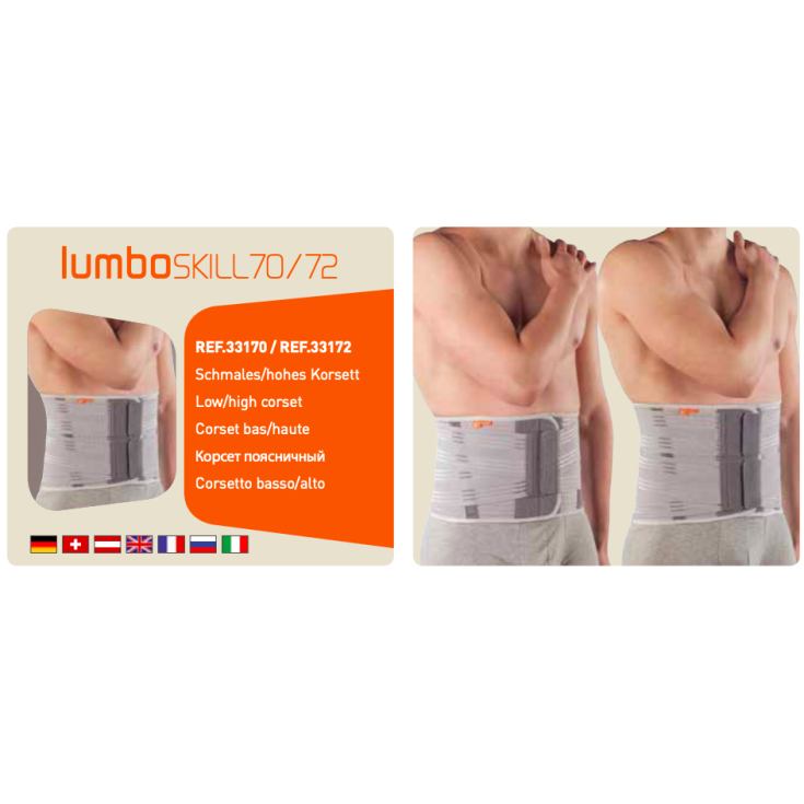 Ro + Ten Orthoservice Lumboskill 70 Corset Bas Taille S 1 Pièce