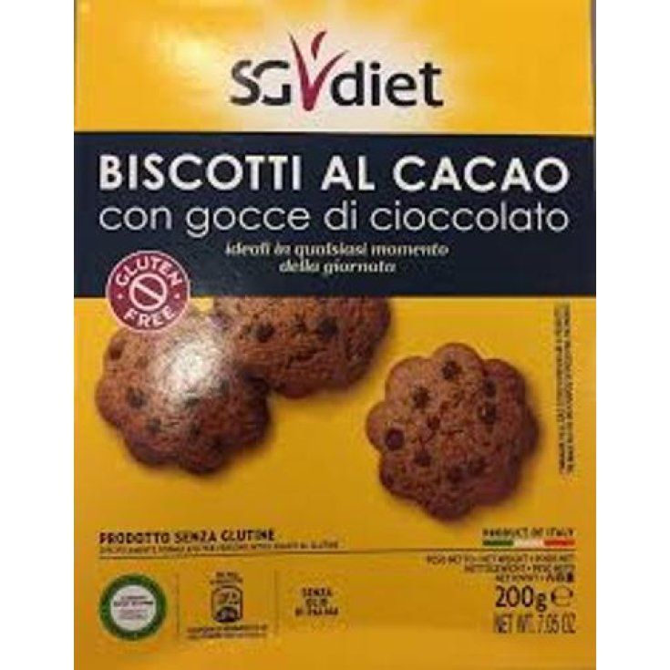 Sg Diet Biscuits au Cacao Gouttes de Chocolat Bio 200g