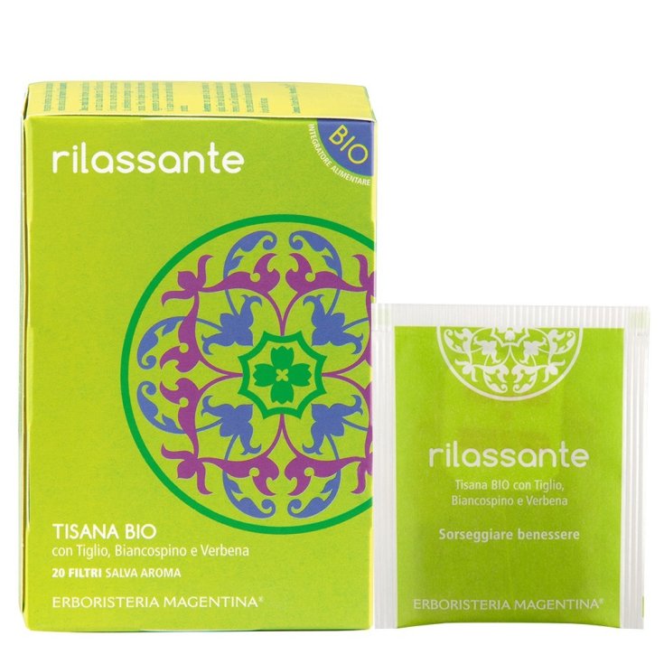 Herboriste Magentina® Tisane Bio Relaxante Au Tilleul, Aubépine Et Verveine 20 Filtres