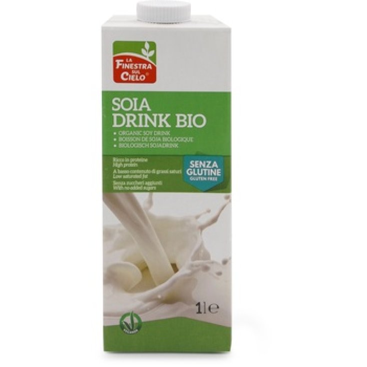 La Finestra sul Cielo Bio Boisson de Soja Sans Gluten 1000ml