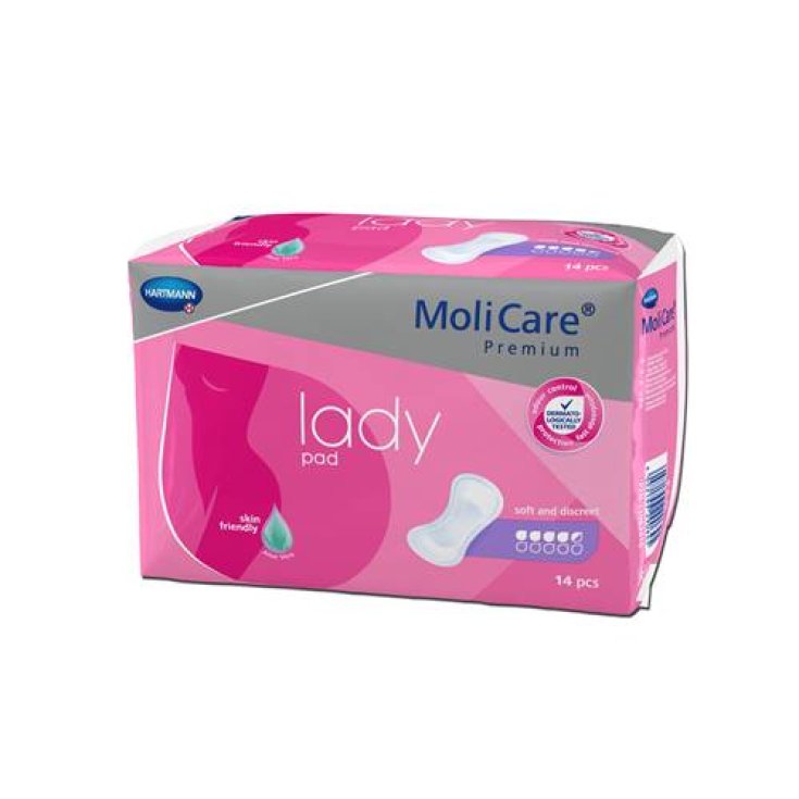 Hartmann MoliCare Lady 4.5 Protecteurs Absorbants Gouttes 14 Unités