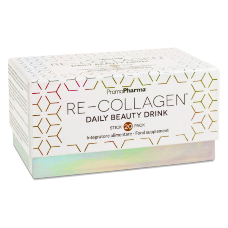 PromoPharma Re-Collagen Complément Alimentaire Sans Gluten 20 Stick 12 ml