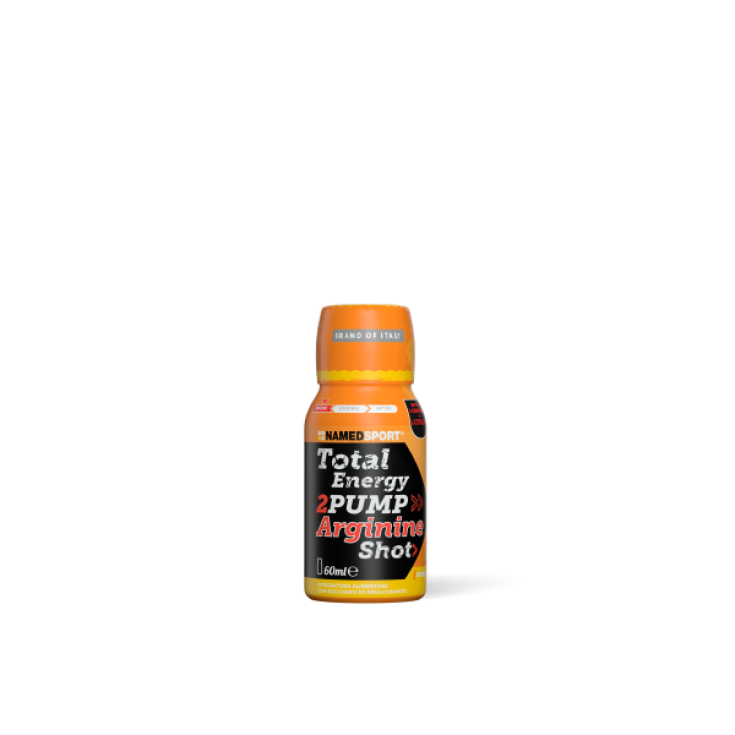 NamedSport Total Energy 2Pump Argynine Shot Mangue/Pêche 60ml