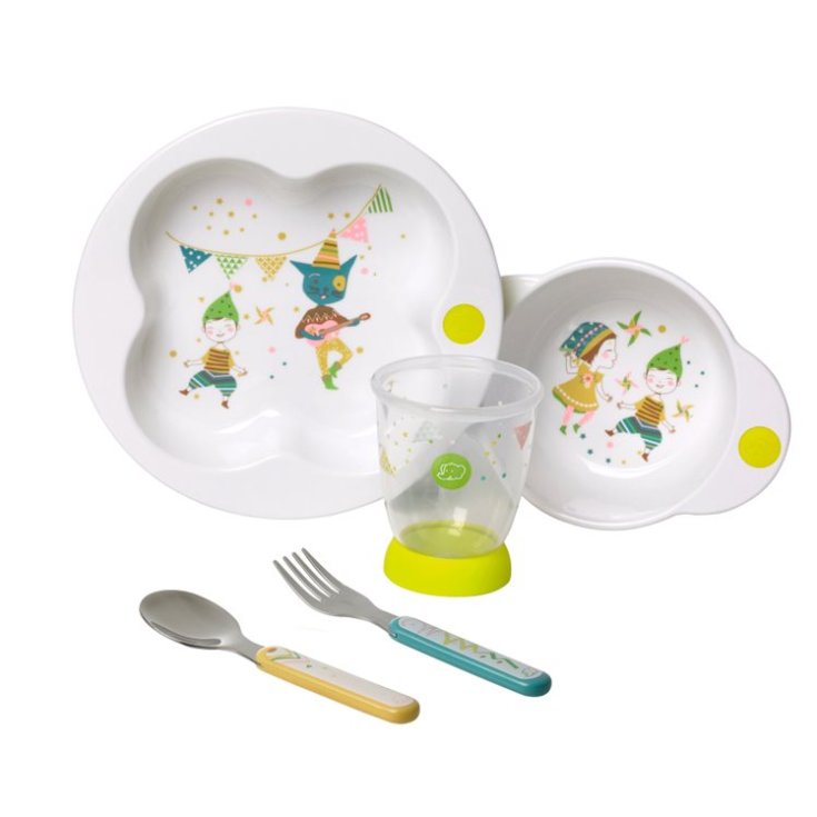 Dorel Italia Bebe Confort Coffret Repas Cadeau 18m + Jungle V