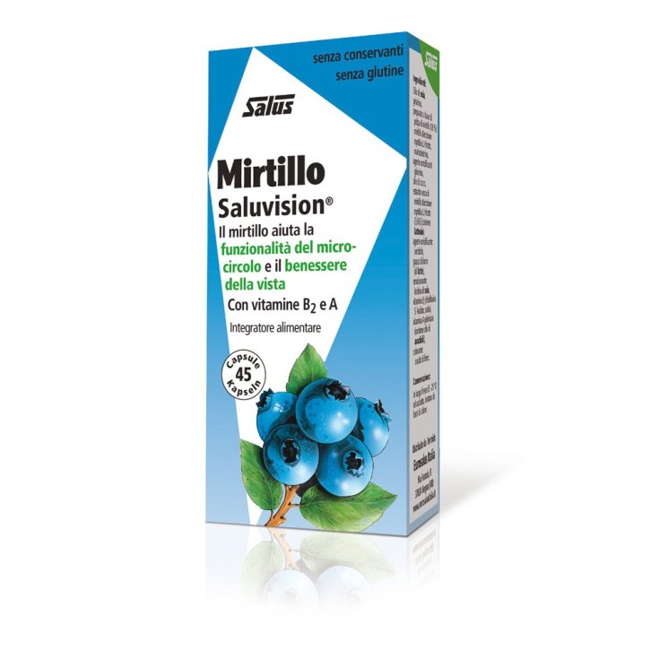 Salus Mirtillo Saluvision Complément Alimentaire 45 Gélules