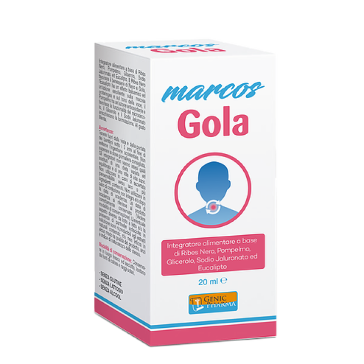 Genic Pharma Marcos Aliment pour la Gorge Intégrateur 20 ml
