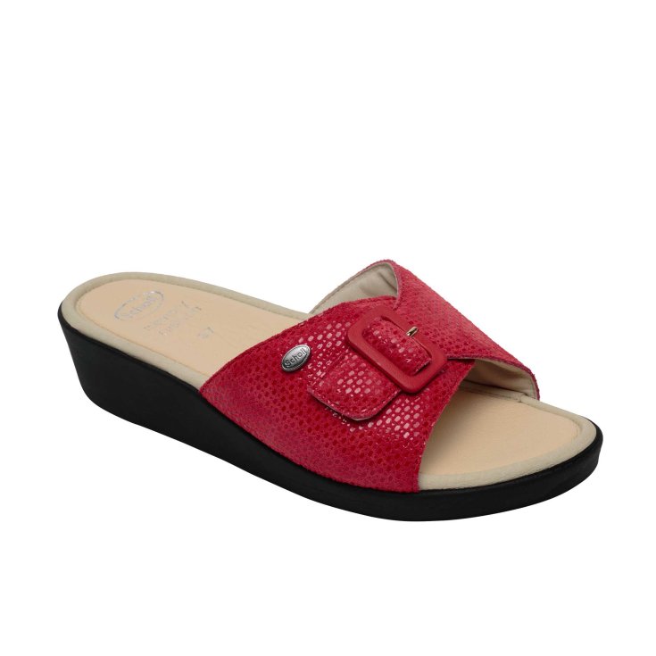 Dr. Scholl Mango Suede Vernis Femme Rouge 35