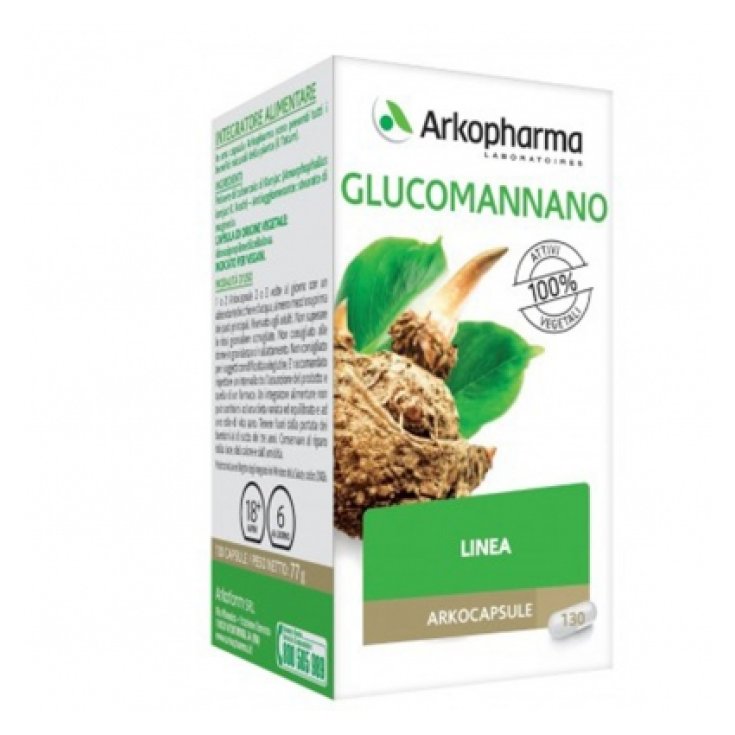 Arkopharma Arkogélule Glucomannane - Ligne Complément Alimentaire 130 Gélules