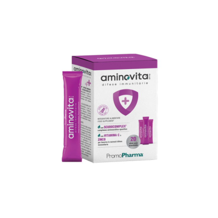 PromoPharma Aminovita Plus Complément Alimentaire Défenses Immunitaires 20 Sticks