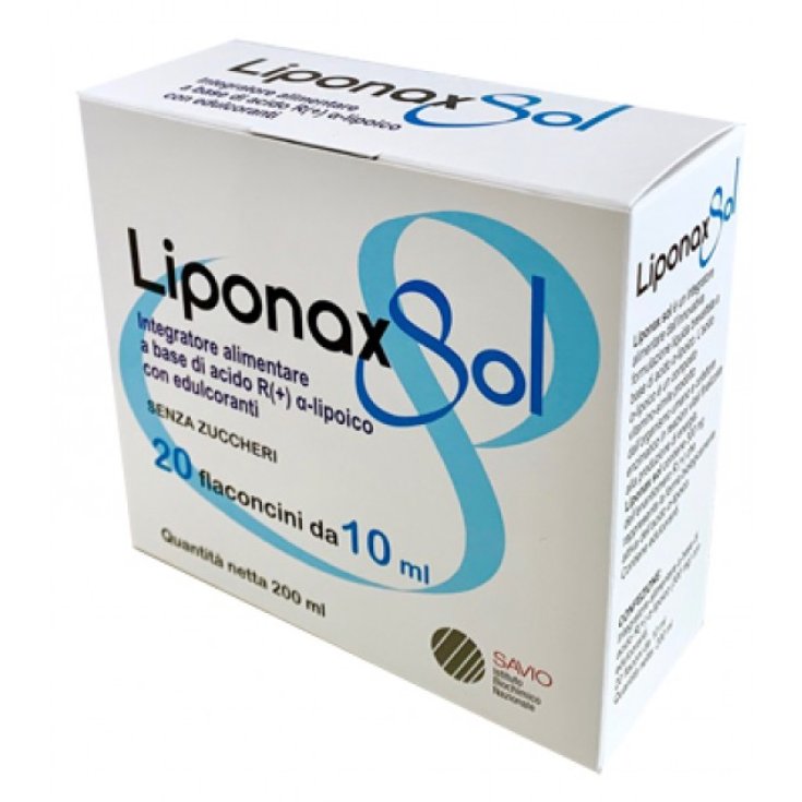 Savio Liponax Sol Complément Alimentaire 20 Ampoules 10 ml