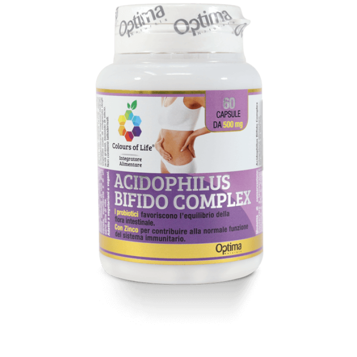 Acidophilus Bifido Complexe Colors Of Life® Optima Naturals 60 Gélules