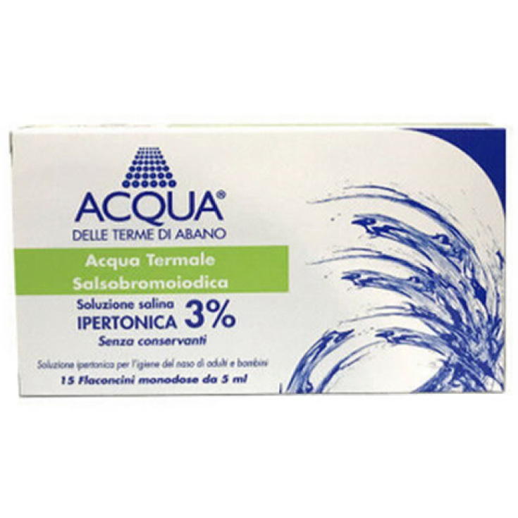 Acqua® Delle Terme Abano Hypertonic 3% Neogen 15 Flacons