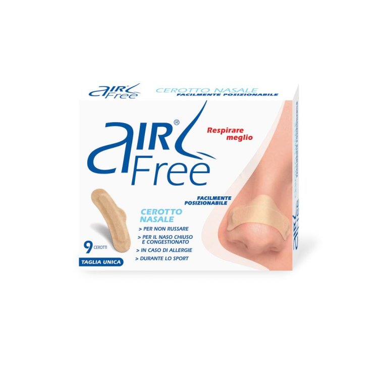 Airfree® Bouclier Nasal Patch 9 Pièces
