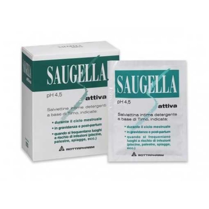 Activate Saugella Lingettes Nettoyantes 10 Sachets