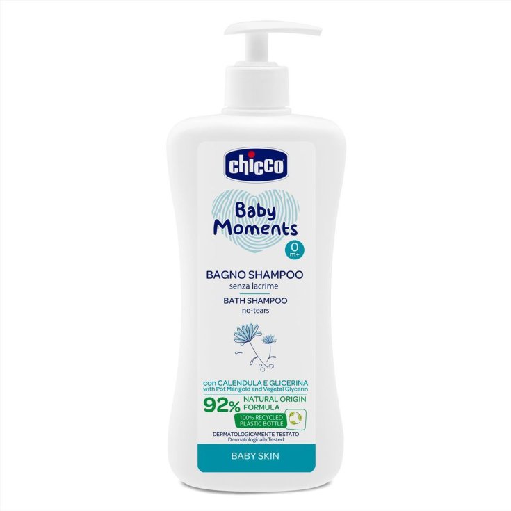 Baby Moments Chicco® Shampooing pour le bain sans larmes 750 ml