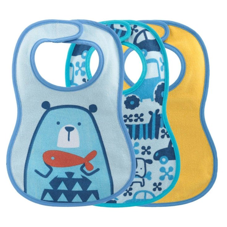 Bavoir Bébé 6m + Baby Chicco® 3 Pièces