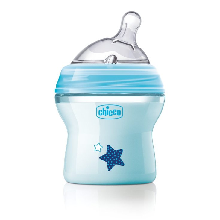 Chicco Biberon Naturalfeeling Bleu Biberon Débit Normal 150ml 0m