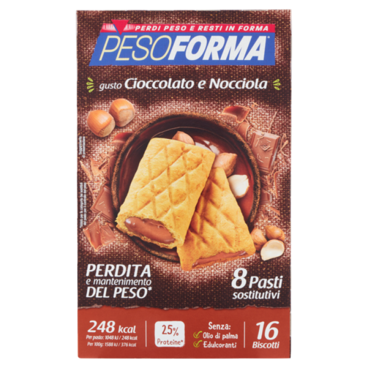 Pesoforma® Biscuit Chocolat Et Noisette 16x33g