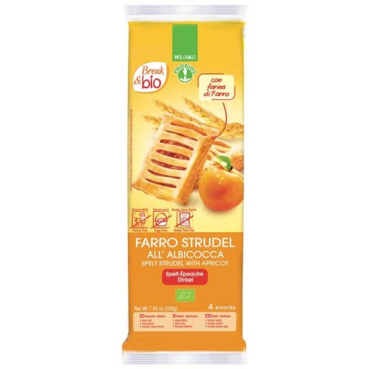 Break & Bio Épeautre Strudel Abricot Probios 4x50g