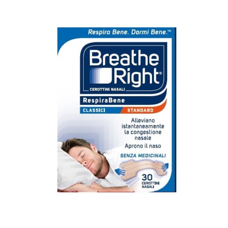 Patchs nasaux classiques Breathe Right® 30 pièces
