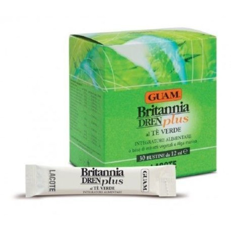 Britannia Dren Plus Guam 30 sachets de 12 ml