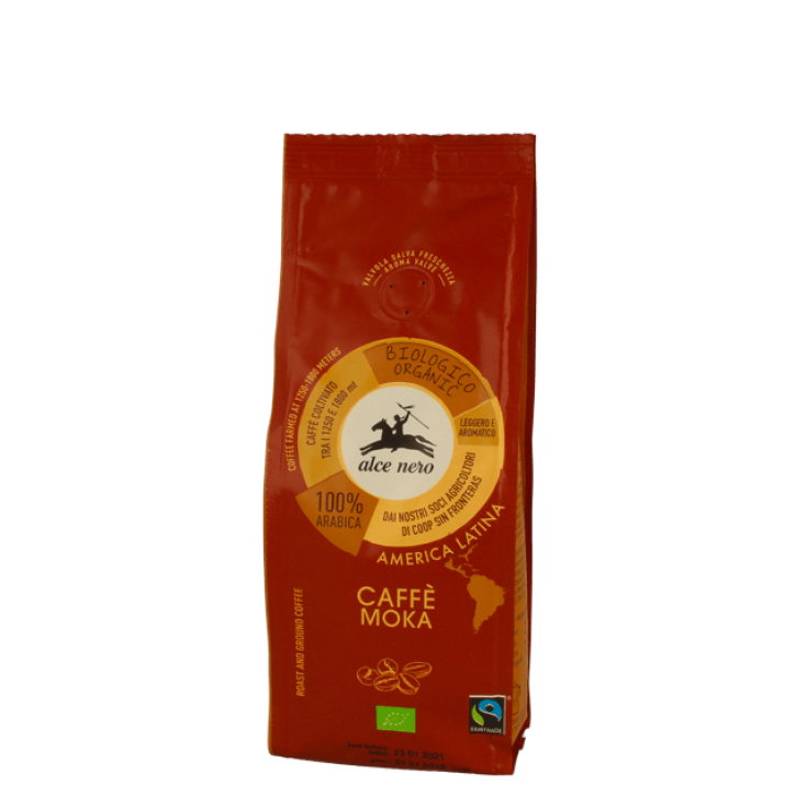 Café 100% Arabica Pour Moka Alce Nero Bio 250g