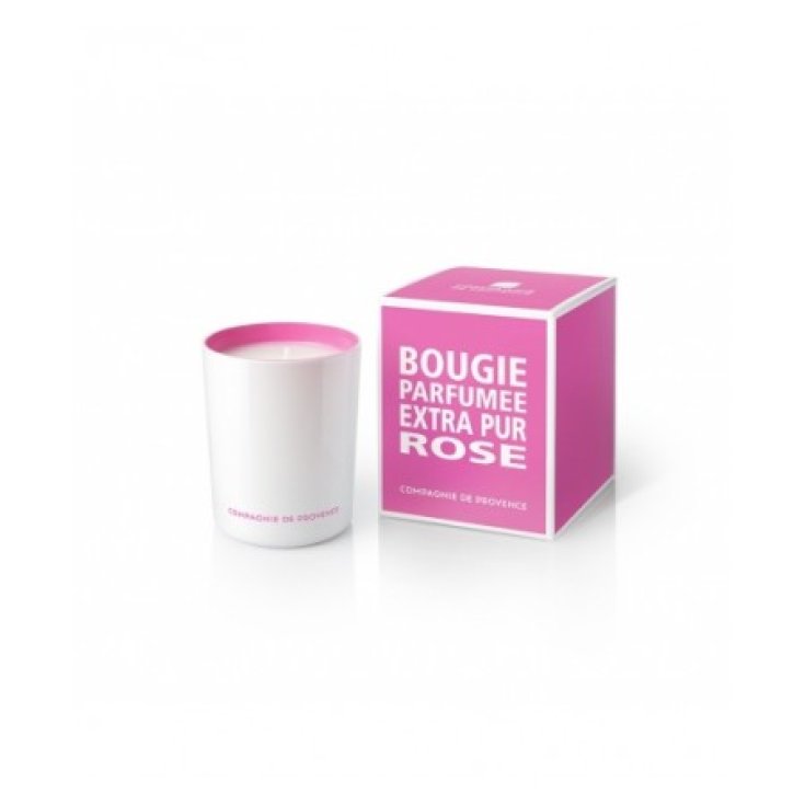 Bougie Parfumée Extra Pure Rose Compagnie De Provence 180g