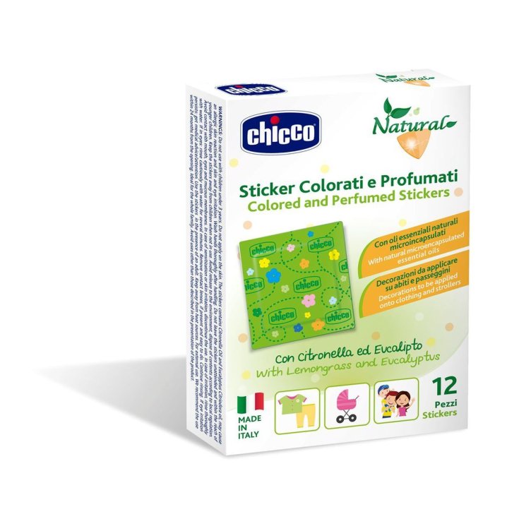 Chicco® Patchs Anti-moustiques Colorés Et Parfumés 12 Pièces