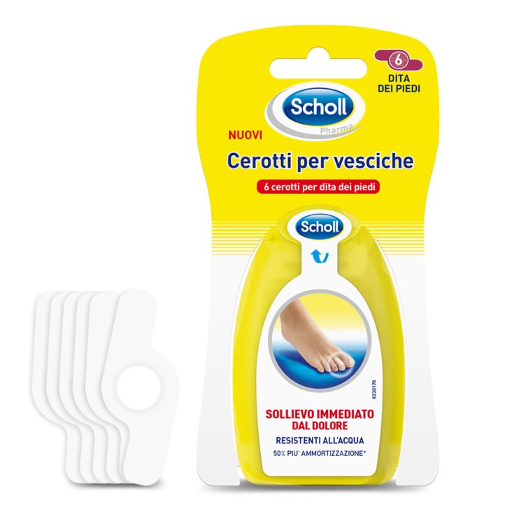 Scholl Blister Toe Patches 6 pièces