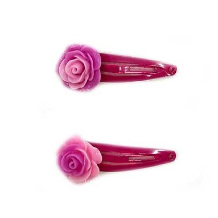 Clic Clac Avec Fleur 242 Idée Beauté 2 Pièces
