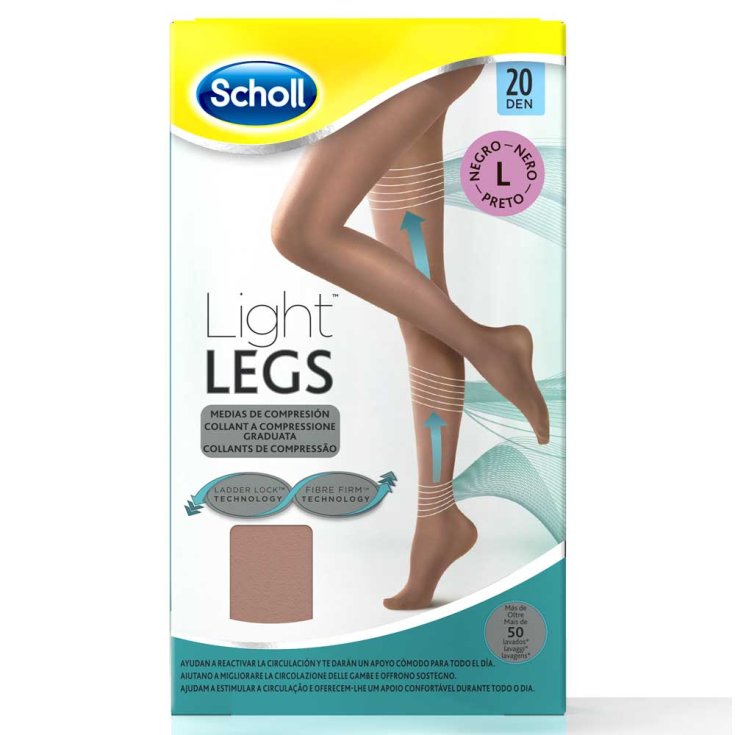 Scholl Compression Tights 20 Den Taille L Couleur Nude