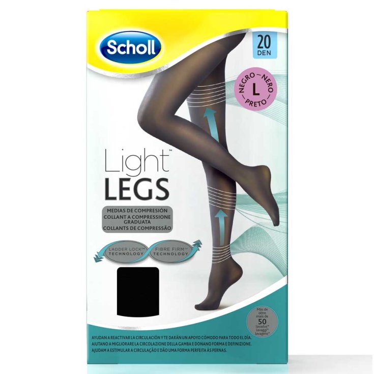 Scholl Compression Tights 20 Den Taille L Noir