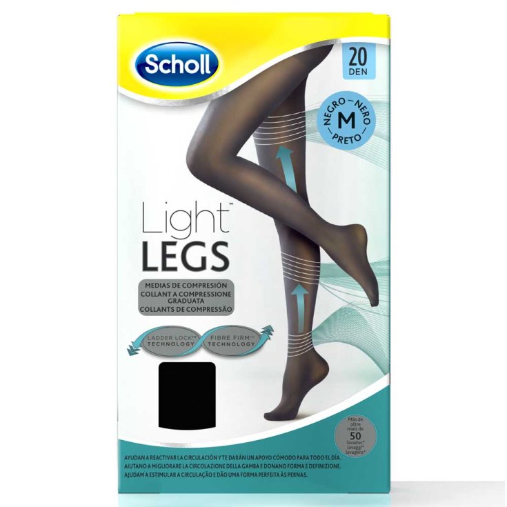 Scholl Compression Tights 20 Den Taille M Noir