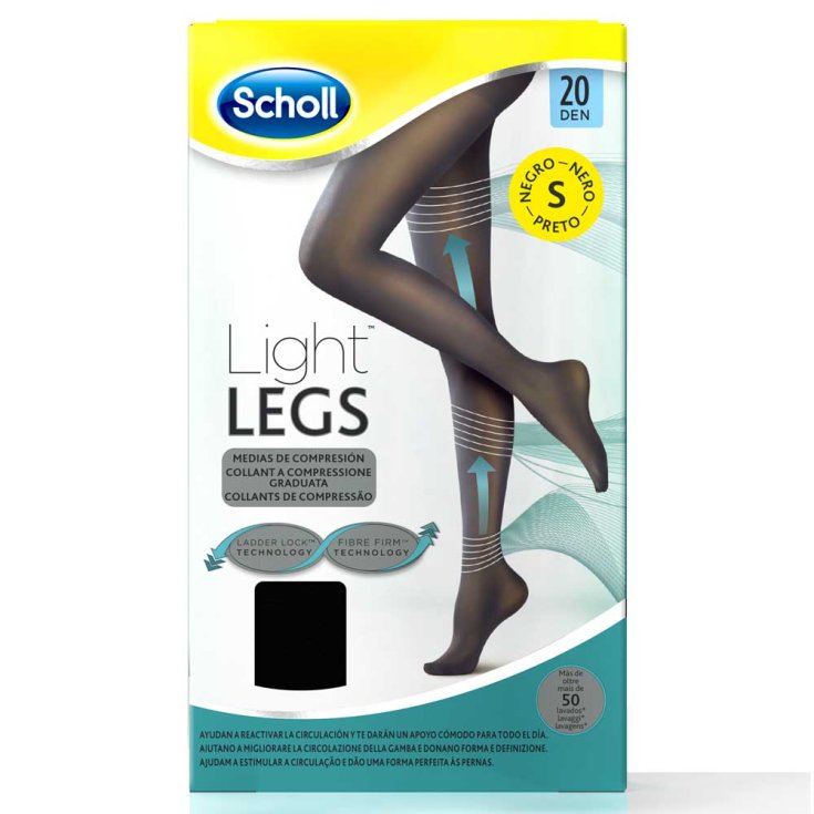 Scholl Compression Tights 20 Den Taille S Noir