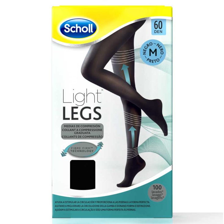 Scholl Compression Tights 60 Den Taille M Noir