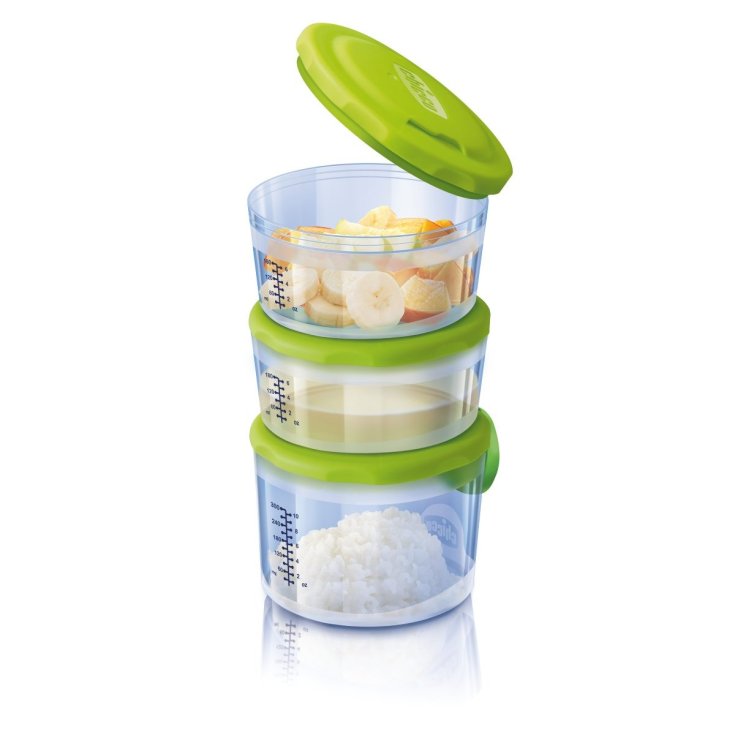 Système Easy Meal 6m + conteneurs alimentaires Chicco®