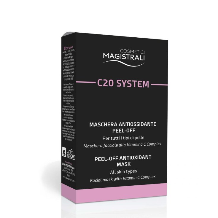 Masterful Cosmetics C20 System Peel-Off Masque Antioxydant 5 Sachets