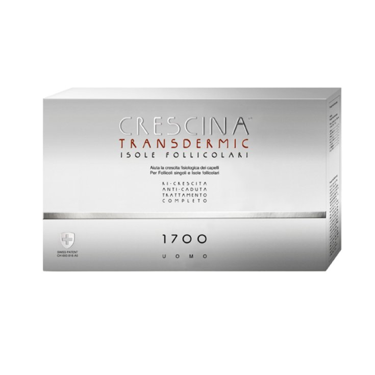 Crescina Transdermique Îles Folliculaires Homme 1700 Labo 40 Flacons