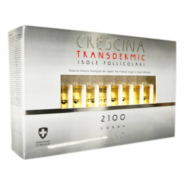 Crescina Transdermique Follicollar Îles 2100 Femme Labo 20 Flacons