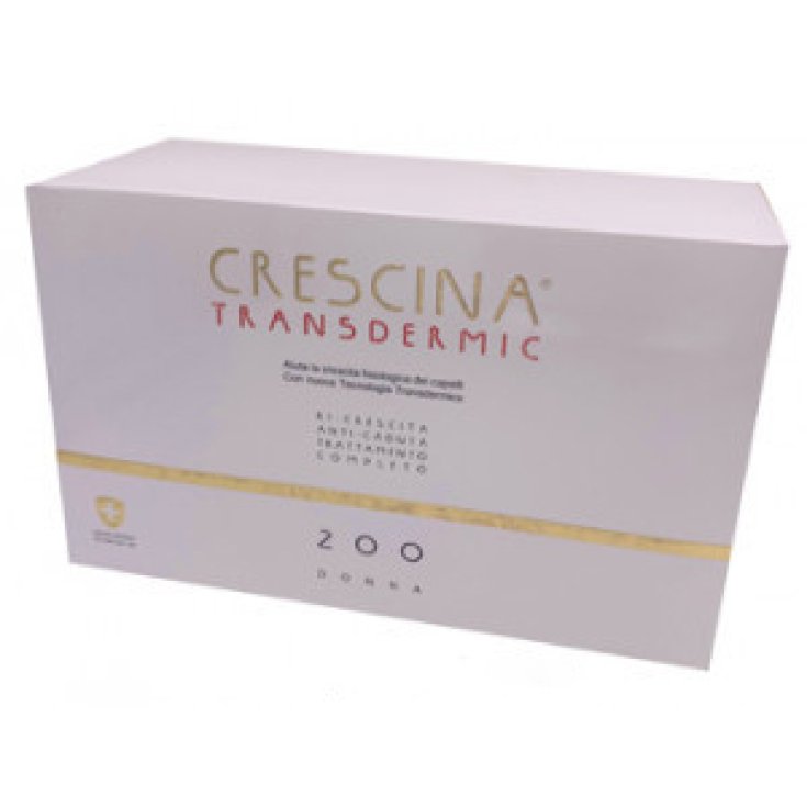 Crescina® Traitement Complet Transdermique 200 Femme Labo 2x20 Ampoules