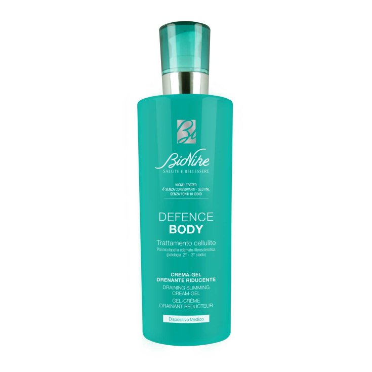 Defence Body Treatment Gel-Crème Réducteur Drainant Cellulite BioNike 400 ml