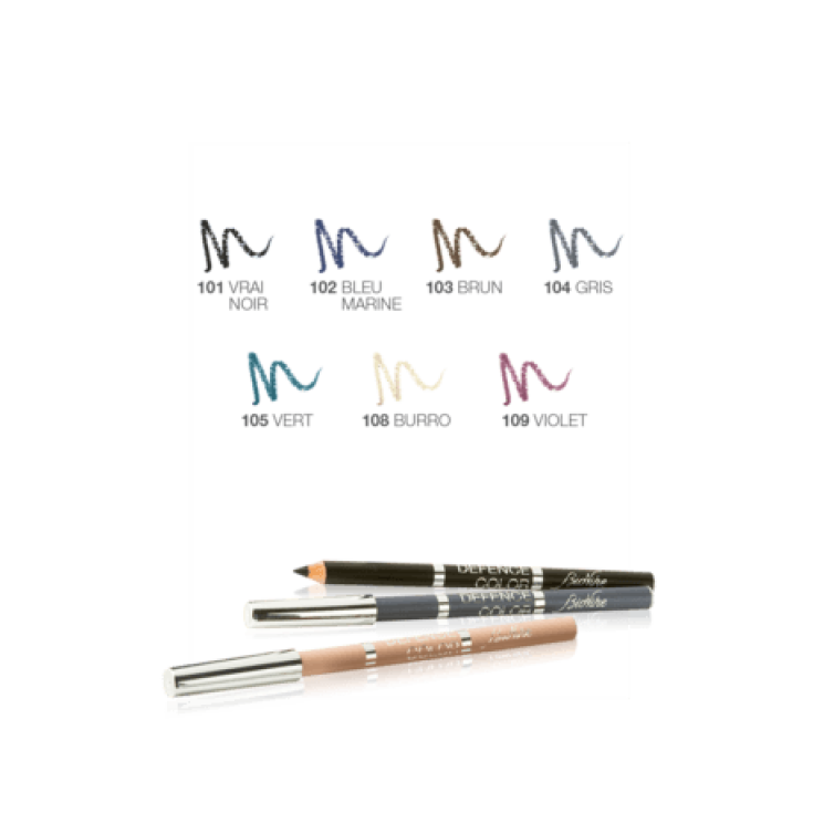 Defence Color Kohl & Kajal Crayon Yeux Intérieur Et Extérieur 101 Noir BioNike 1 Pièce